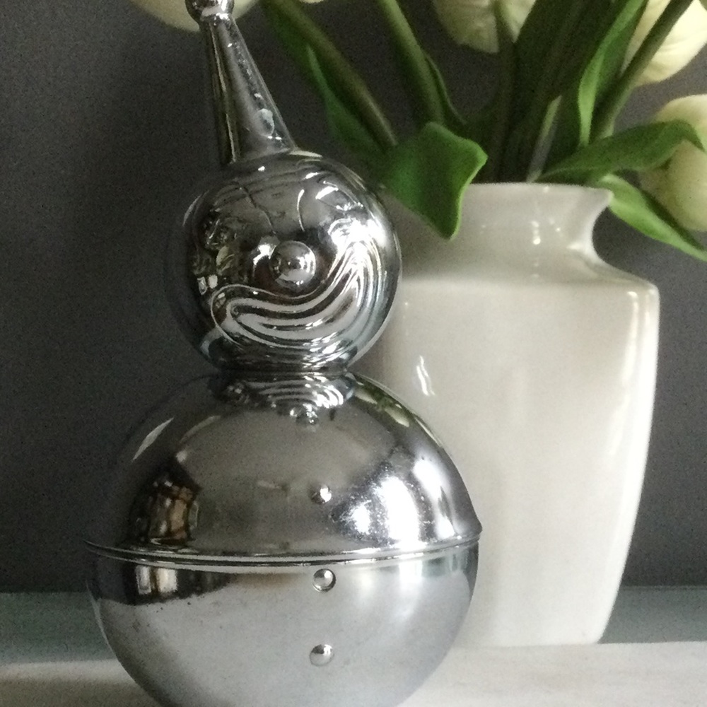 Vintage Raimond Silver Roly Poly Clown Bank - Picture 3 of 6